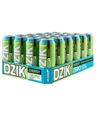 Energetyk WK Dzik Energy Drink Tropic - 0kcal, 500 ml, 24 Stück Energetyk WK Dzik Energy Drink Tropic - 0kcal, 500 ml, 24 Stück