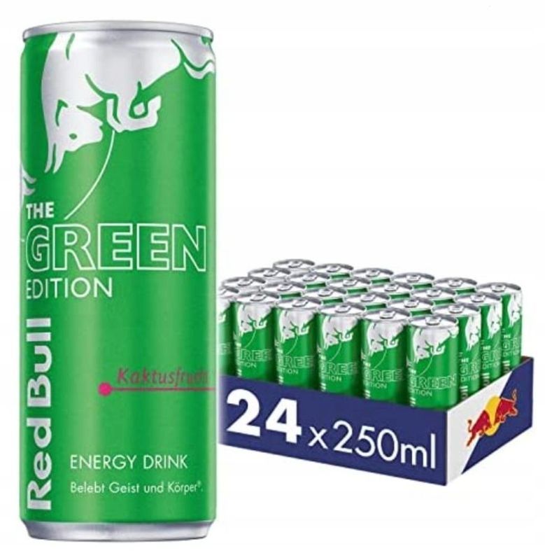 Red Bull Kaktus - 12x250ml - Erfrischender Energy Drink Red Bull Kaktus - 12x250ml - Erfrischender Energy Drink