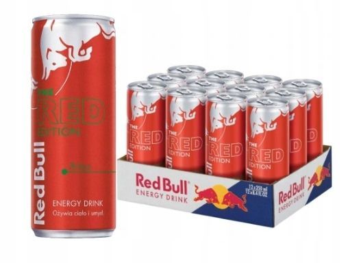 Red Bull Wassermelone - 12x250ml - Erfrischender Energy Drink Red Bull Wassermelone - 12x250ml - Erfrischender Energy Drink