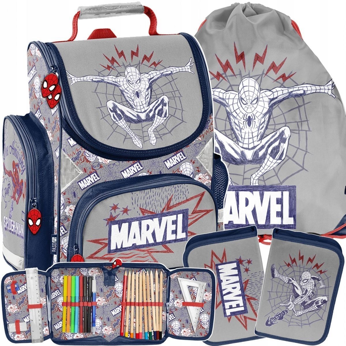 Schulranzen Rucksack Tornister Schultasche Spiderman