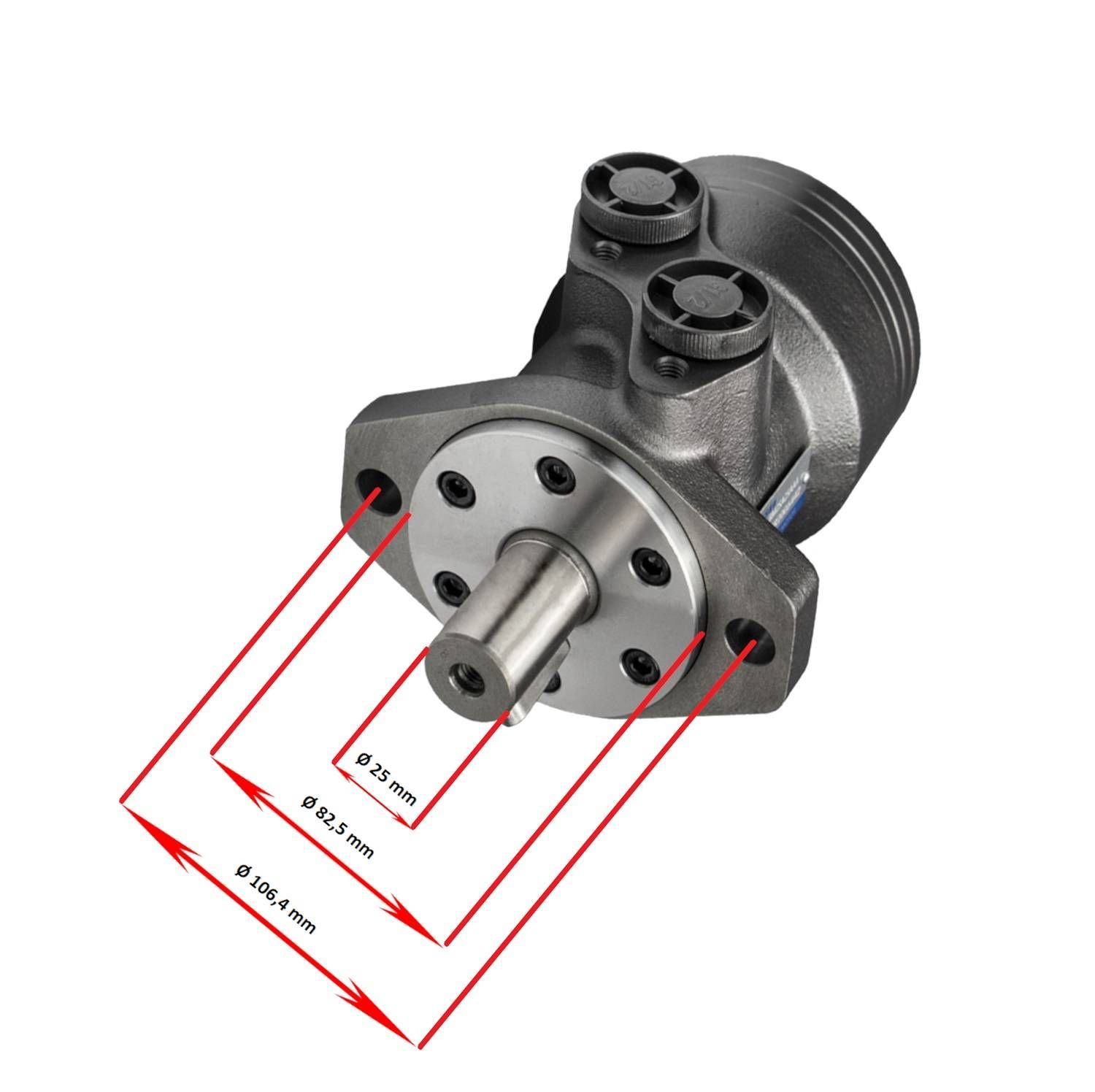 Hydraulikmotor Langsam BM2-315cc - Kompatibel mit BMR/OMR/SMR