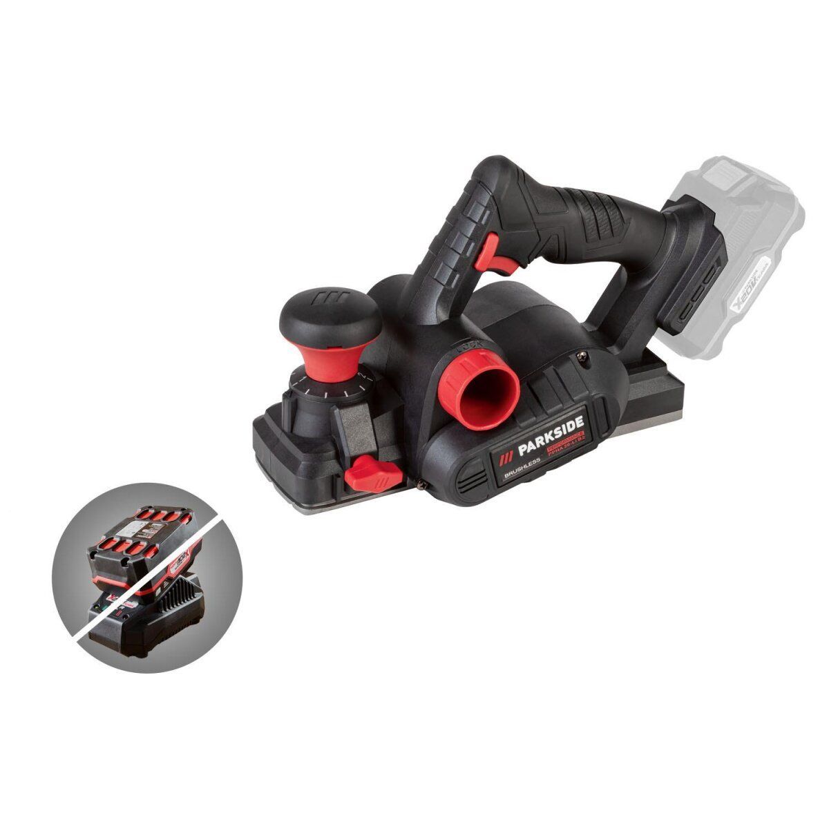 PARKSIDE PERFORMANCE Akku-Hobel PPHA 20-Li B2