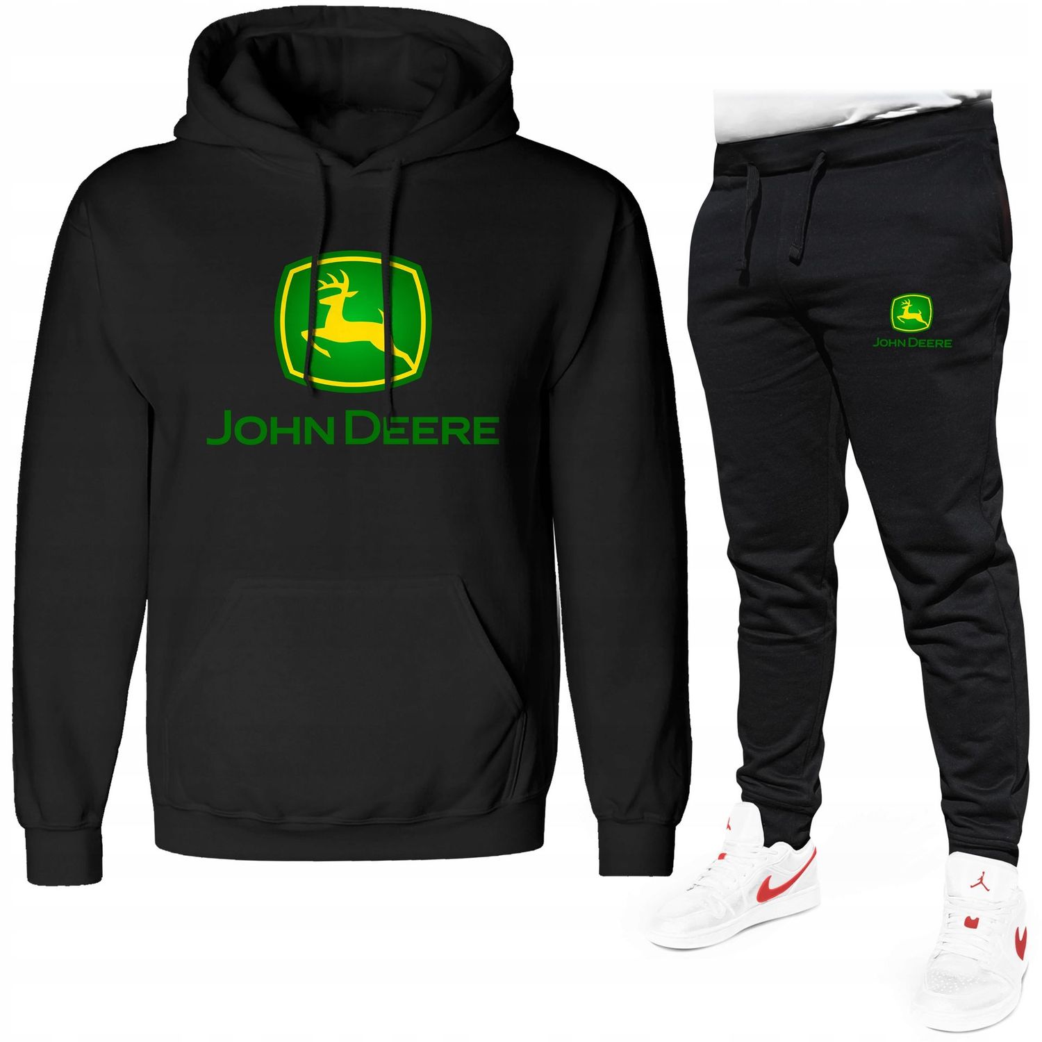 John Deere Herren Kapuzenpullover + Jogginghose