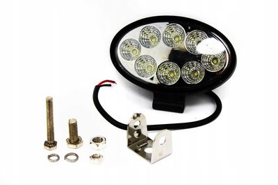 LED-Arbeitslampe – Oval, 8 LEDs, Halogen-ähnlich, 12/24V DC LED-Arbeitslampe – Oval, 8 LEDs, Halogen-ähnlich, 12/24V DC