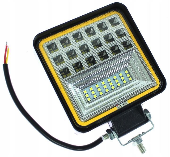 42 LED Arbeitsscheinwerfer - 126W, 12-24V, Mega Leistung