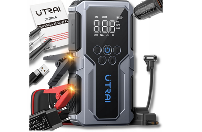 Powerbank & Booster Jump Starter 1500A mit Kompressor – Zuverlässige Starthilfe für Ihr Fahrzeug! Powerbank & Booster Jump Starter 1500A mit Kompressor – Zuverlässige Starthilfe für Ihr Fahrzeug!
