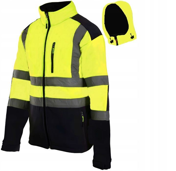 Premium Editionobuste Softshell-Arbeitsjacke – Wasserdicht & Reflektierend