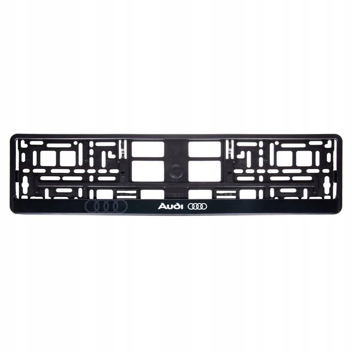 Audi Premium Kennzeichenhalter – Set mit 2 Stück für deinen eleganten Look!