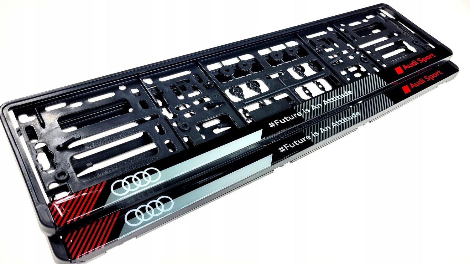 Audi Sport Kennzeichenhalter – Future is an Attitude
