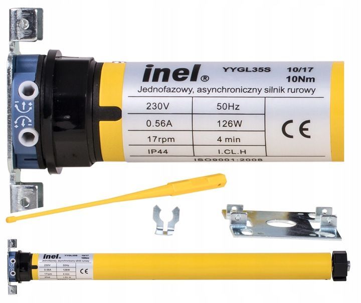 Motor für Außenrollläden – Inel N-10, 10Nm, Ø 40mm
