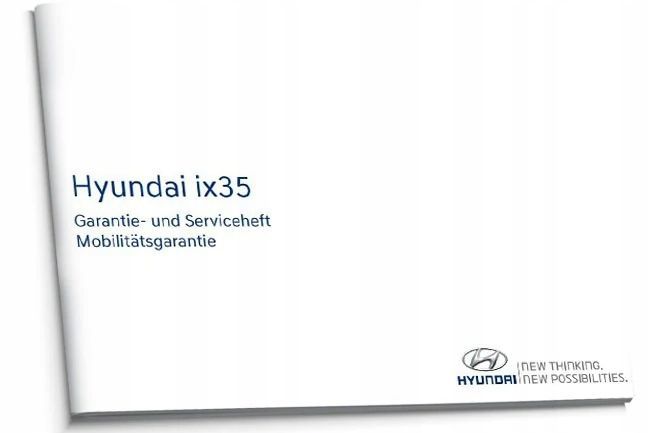 Deutsches Serviceheft Inspektion für Hyundai ix35 Fahrzeuge NEU Original