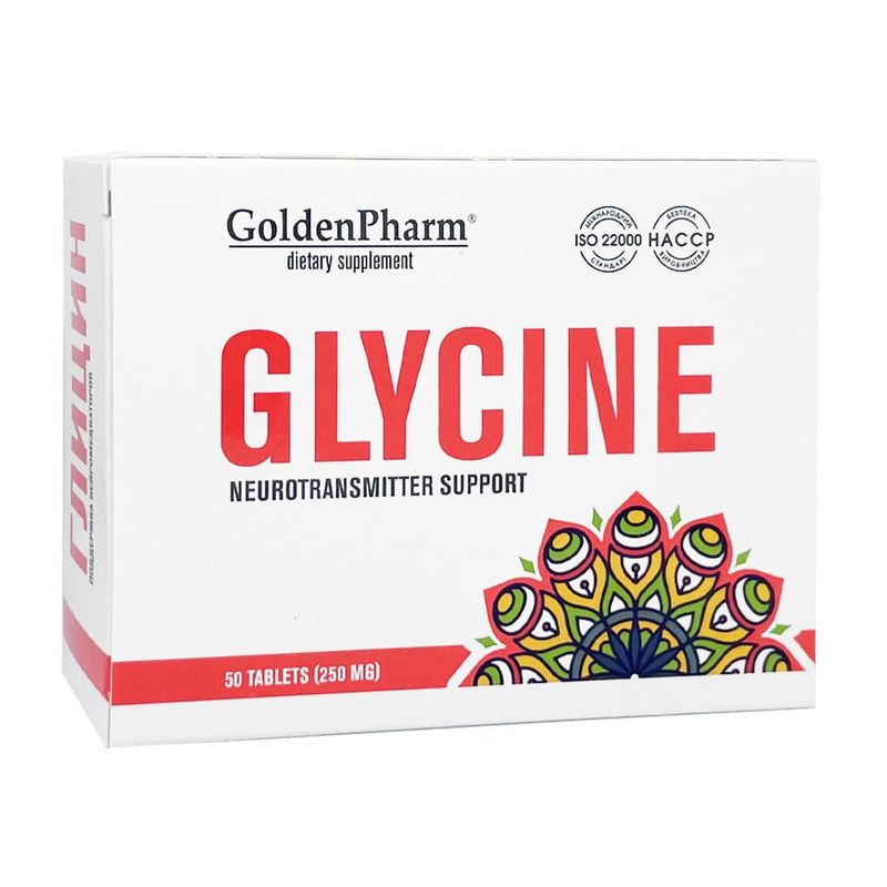 GLYCINE GoldenPharm – 50 Tabletten à 250 mg GLYCINE GoldenPharm – 50 Tabletten à 250 mg