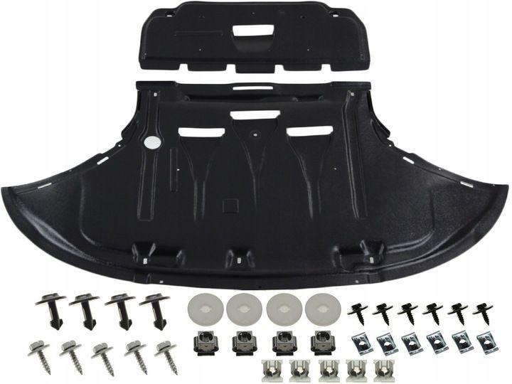 Motorabdeckung Audi A6 C6 (2004-2011) mit Befestigungsklammern 4F0863821A