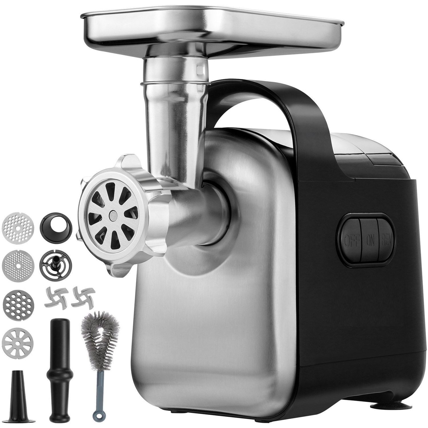 Elektrischer Fleischwolf 550W – Edelstahl Fleischmaschine mit 3 kg/min Kapazität