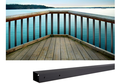 Deck Balusters – Metallspindeln (101 Stück, 66 cm) aus Aluminiumlegierung Geländer Deck Balusters – Metallspindeln (101 Stück, 66 cm) aus Aluminiumlegierung Geländer