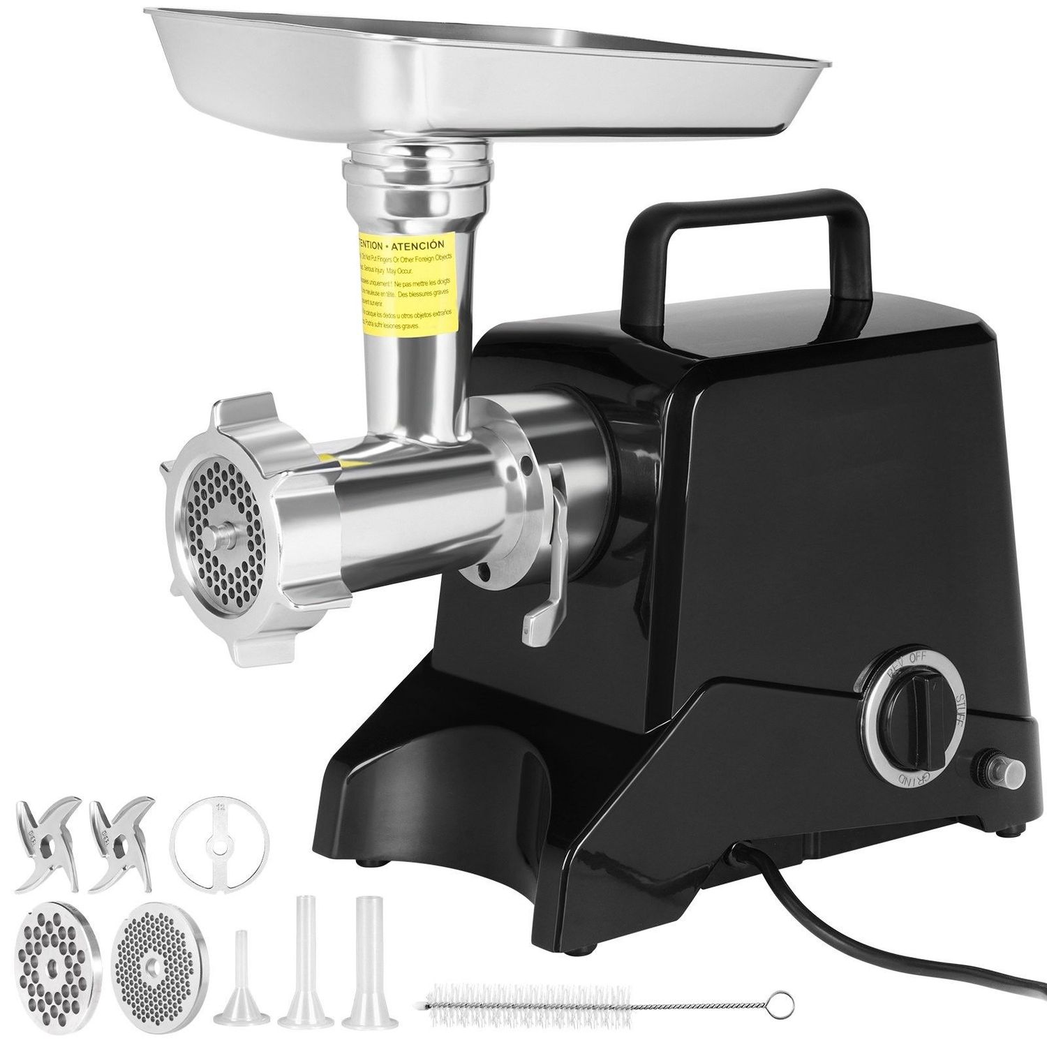 Elektrischer Fleischwolf 575W – Edelstahl Fleischmaschine mit 190 kg/h Kapazität