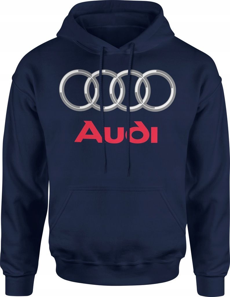 Herren Baumwoll-Sweatshirt für Audi-Fans – Mit hochwertigem Siebdruck Design 4