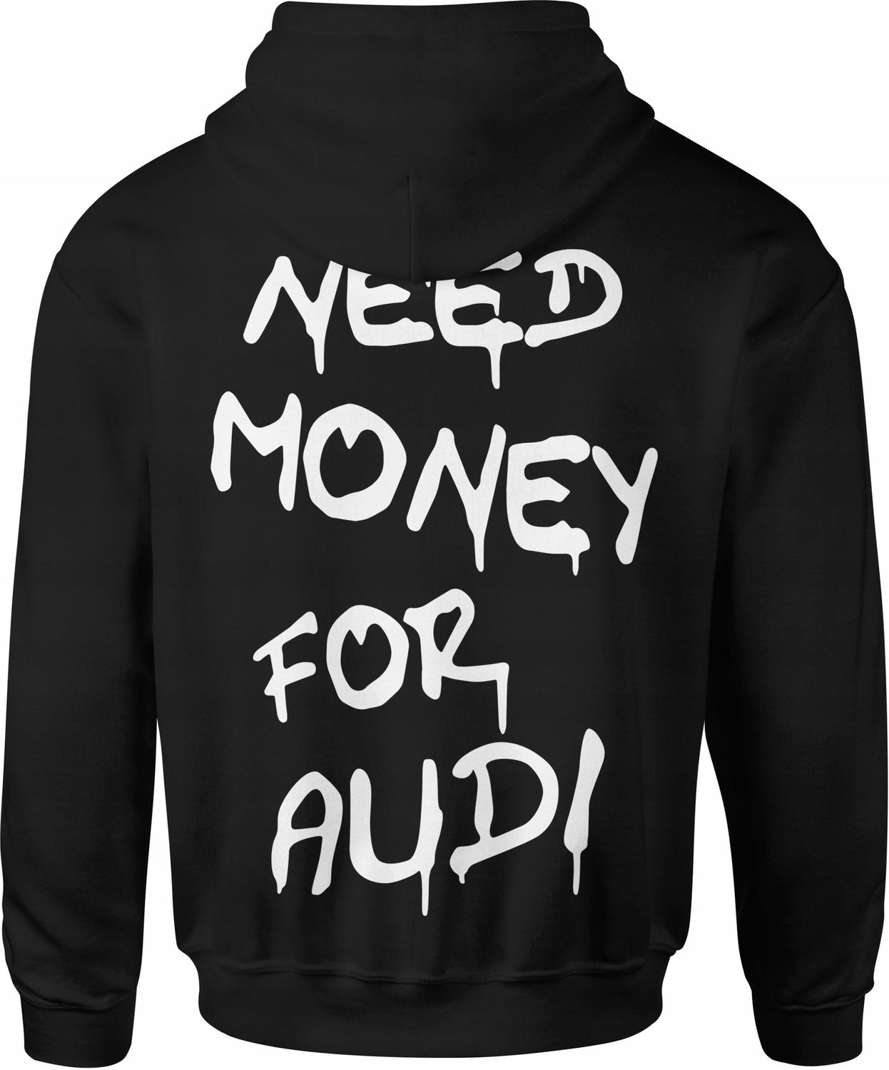 Herren Baumwoll-Sweatshirt für Audi-Fans – Mit hochwertigem Siebdruck Rückendruck