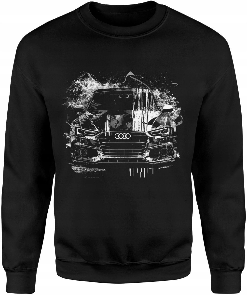 Herren Baumwoll-Sweatshirt für Audi-Fans – Mit hochwertigem Siebdruck Design 7