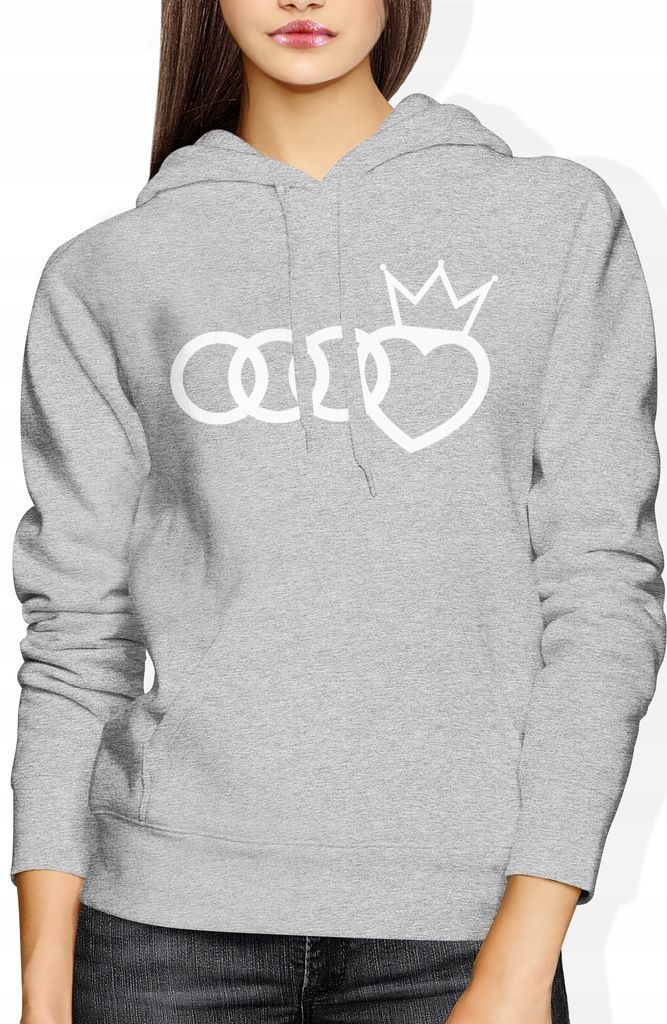 Damen Baumwoll-Sweatshirt für Audi-Fans – Mit hochwertigem Siebdruck Design 3