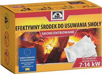 Effektives Teerentfernungsmittel HANSA® für Heizgeräte 7-14 kW – 10 Beutel á 18 g Kamin Ofen Schornbstein Effektives Teerentfernungsmittel HANSA® für Heizgeräte 7-14 kW – 10 Beutel á 18 g Kamin Ofen Schornbstein
