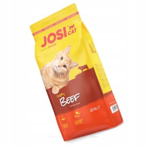 Josera JosiCat Tasty Beef – Vollwertiges Futter mit leckerem Rindgeschmack! 10KG