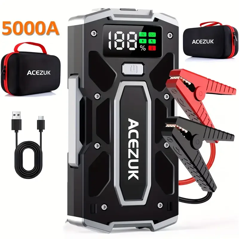 Starthilfe Powerbank 5000A – Maximale Power für Ihre Fahrzeugbatterie Starthilfe Powerbank 5000A – Maximale Power für Ihre Fahrzeugbatterie