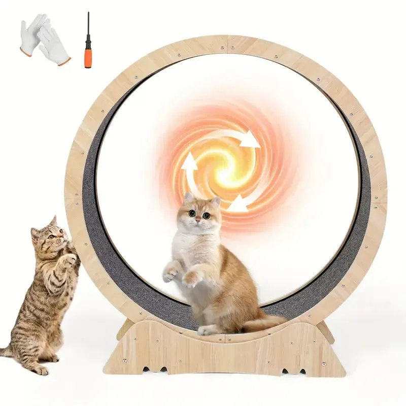 Mehrschichtiges 110 cm Katzenlaufrad – Aktivitätsrad für Ihre Katze