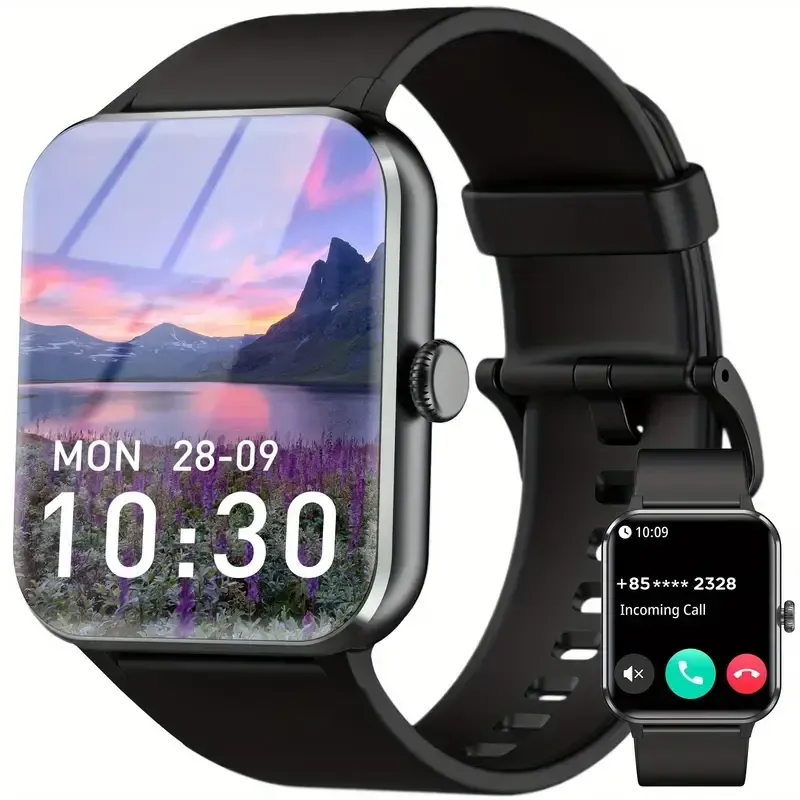Smartwatch mit 1.85-Zoll-Touchscreen – Stilvoll und Funktional für Ihren Alltag Smartwatch mit 1.85-Zoll-Touchscreen – Stilvoll und Funktional für Ihren Alltag