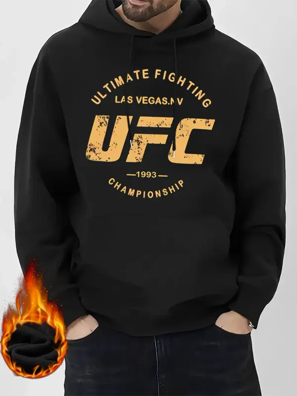 Herren UFC Champion Hoodie Schwarz Herren UFC Champion Hoodie Schwarz