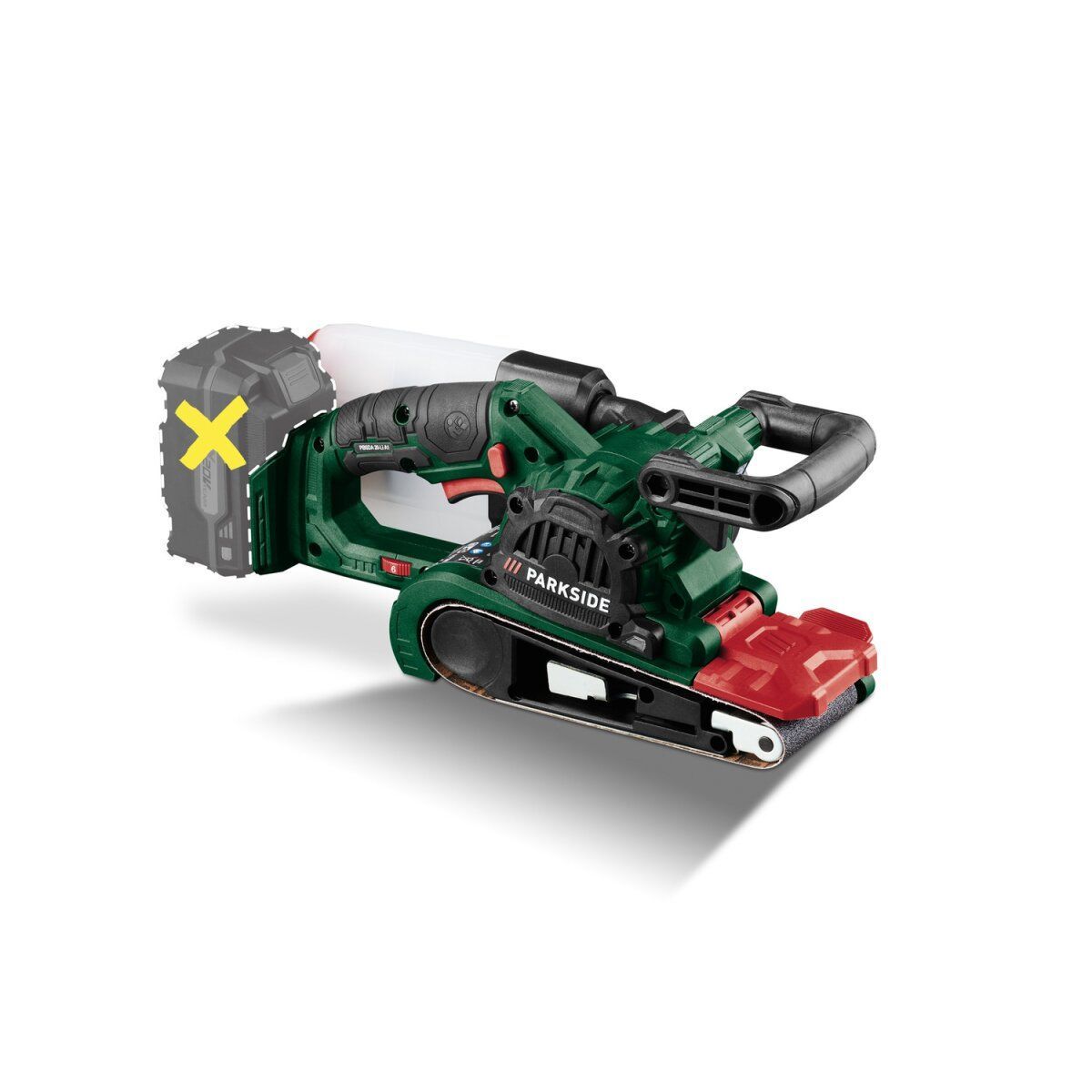 PARKSIDE® 20 V Akku-Bandschleifer »PBSDA 20-Li A1« – Ohne Akku und Ladegerät – Leistungsstarker Schleifer für präzise Arbeiten