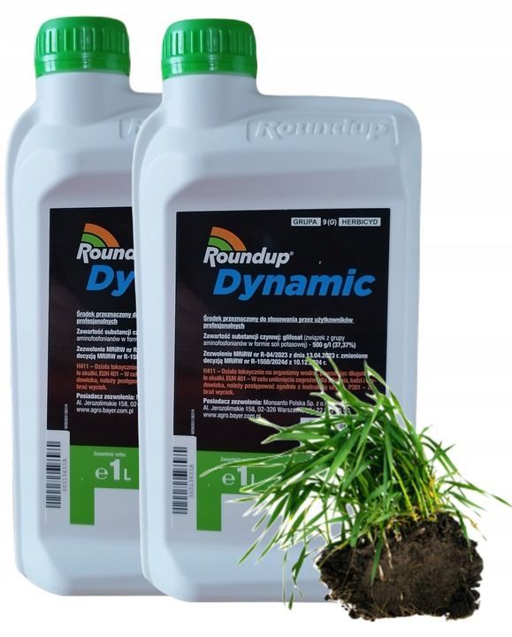 Roundup Dynamic 613 SL – 2 x 1 l – Der stärkste Unkrautvernichter mit Wurzelwirkung​