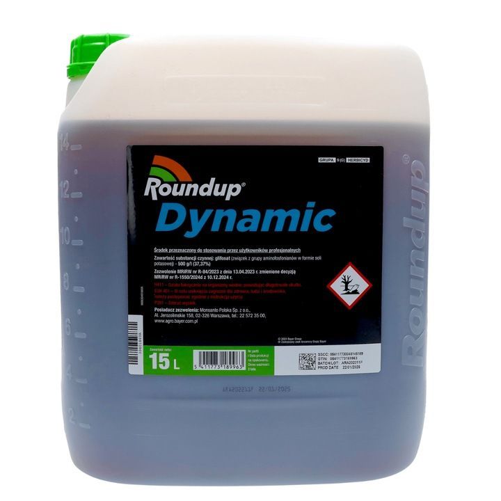 Roundup Dynamic 15 l – Starker Unkrautvernichter mit verbesserter Formel
