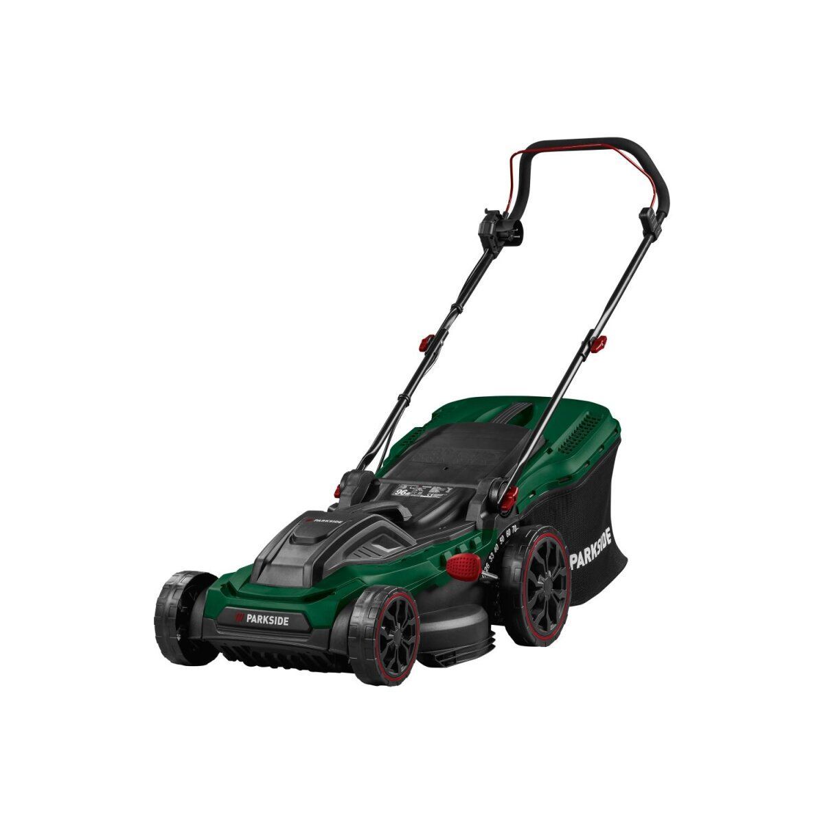 PARKSIDE® Elektro-Rasenmäher PERM 1800 A1 – kraftvoller Mäher mit 7-stufiger Schnitthöheneinstellung