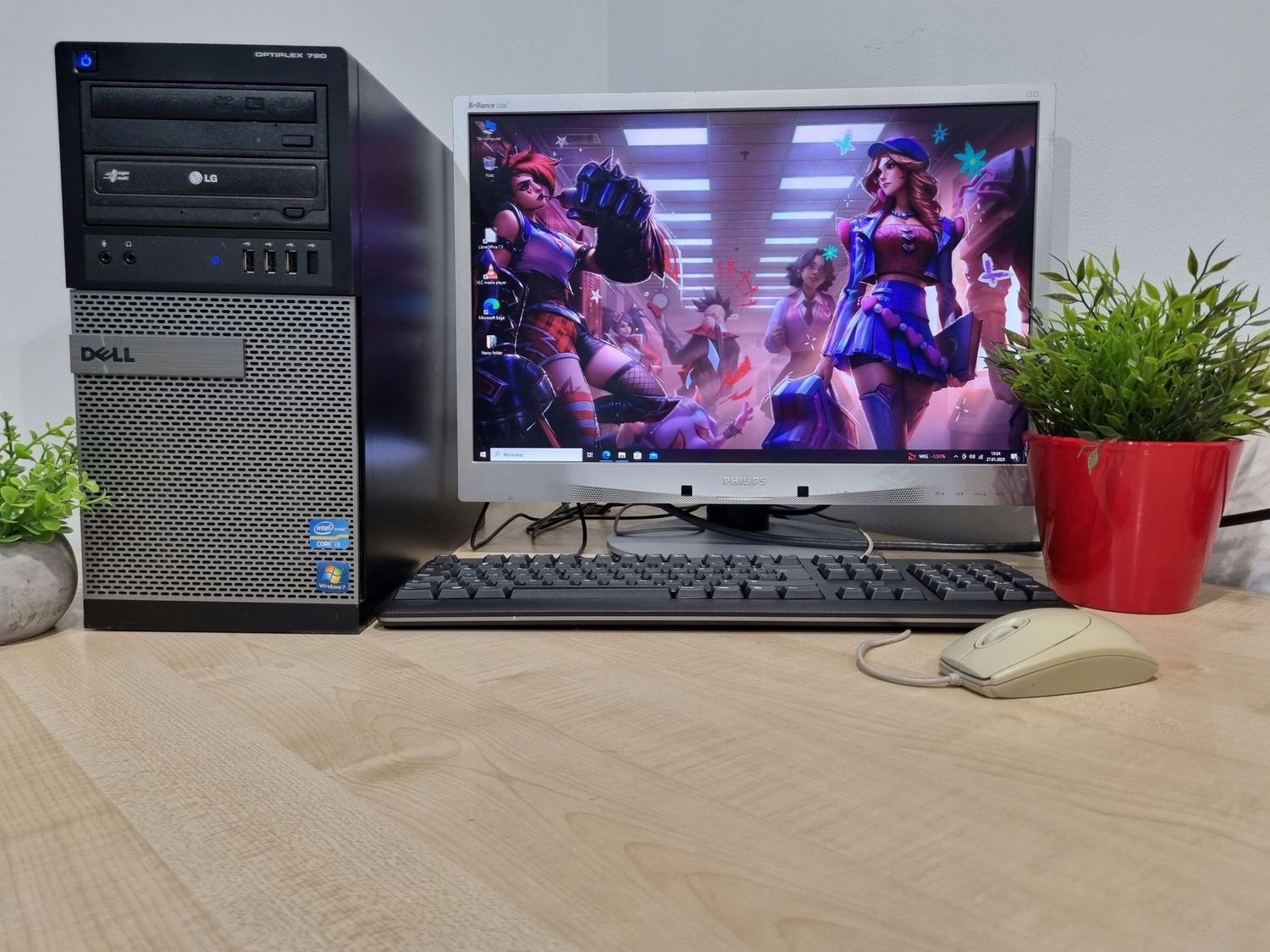 Komplettes PC-Set für Büro & Zuhause – Leasing-Rückläufer mit Intel i3, 22" Monitor & Windows 10