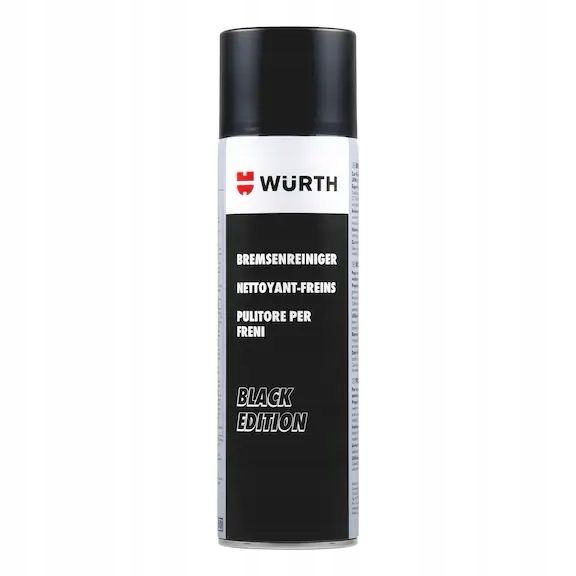 WÜRTH WURTH BREMSENREINIGER Stark 600ML Black Edition 5988108766 WÜRTH WURTH BREMSENREINIGER Stark 600ML Black Edition 5988108766