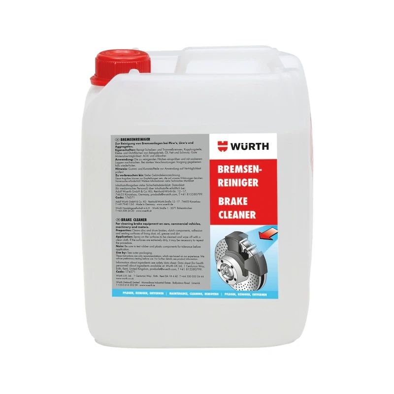 WÜRTH WURTH Bremsenreiniger 5l Gebinde 0890108778 WÜRTH WURTH Bremsenreiniger 5l Gebinde 0890108778