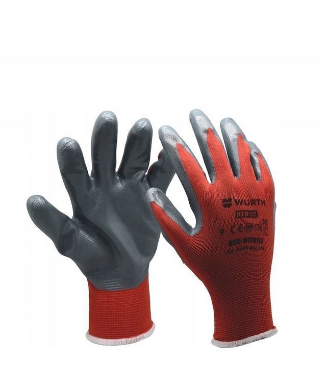 10x WÜRTH WURTH RED LINE SCHUTZHANDSCHUHE ROT Gr. 10 0899403110 10x WÜRTH WURTH RED LINE SCHUTZHANDSCHUHE ROT Gr. 10 0899403110