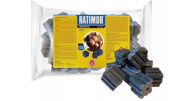 3kg Rattenköder Mäuse Ratten Köder Bekämpfung  Rattengift Hochwirksam Set Ratimor Würfel