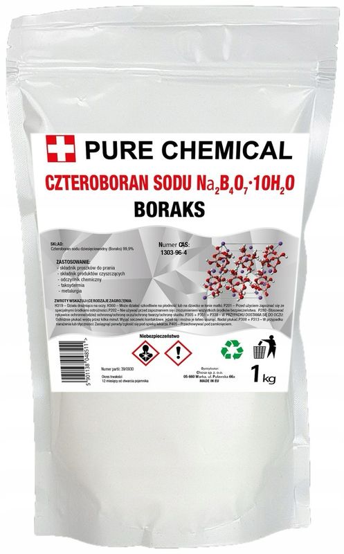 BORAX REINES BORAX NATRIUMTETRABORANAT AR 1 kg BORAX REINES BORAX NATRIUMTETRABORANAT AR 1 kg