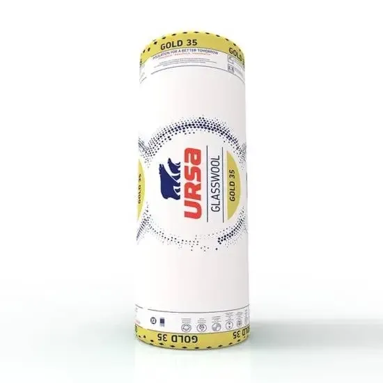 Ursa Gold Klemmfilz Glaswolle WLG 035 50mm - Rolle á 12,50 m²