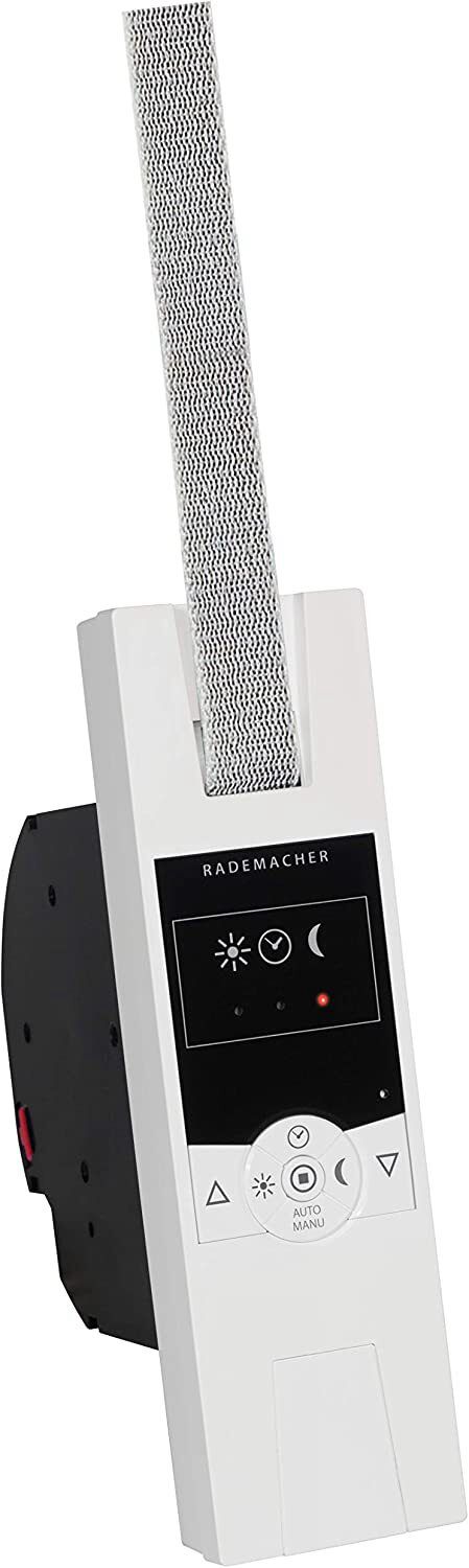 Rademacher RolloTron Standard 1300-UW elektrischer Gurtwickler, für Rollladen bis 45 kg (6 m²), für 23 mm Gurtband, Rolladenantrieb Unterputz