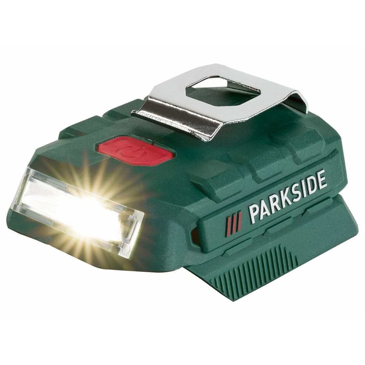 PARKSIDE® LED Lampe Akku Adapter mit USB-Anschluss PAA 20 LI B2