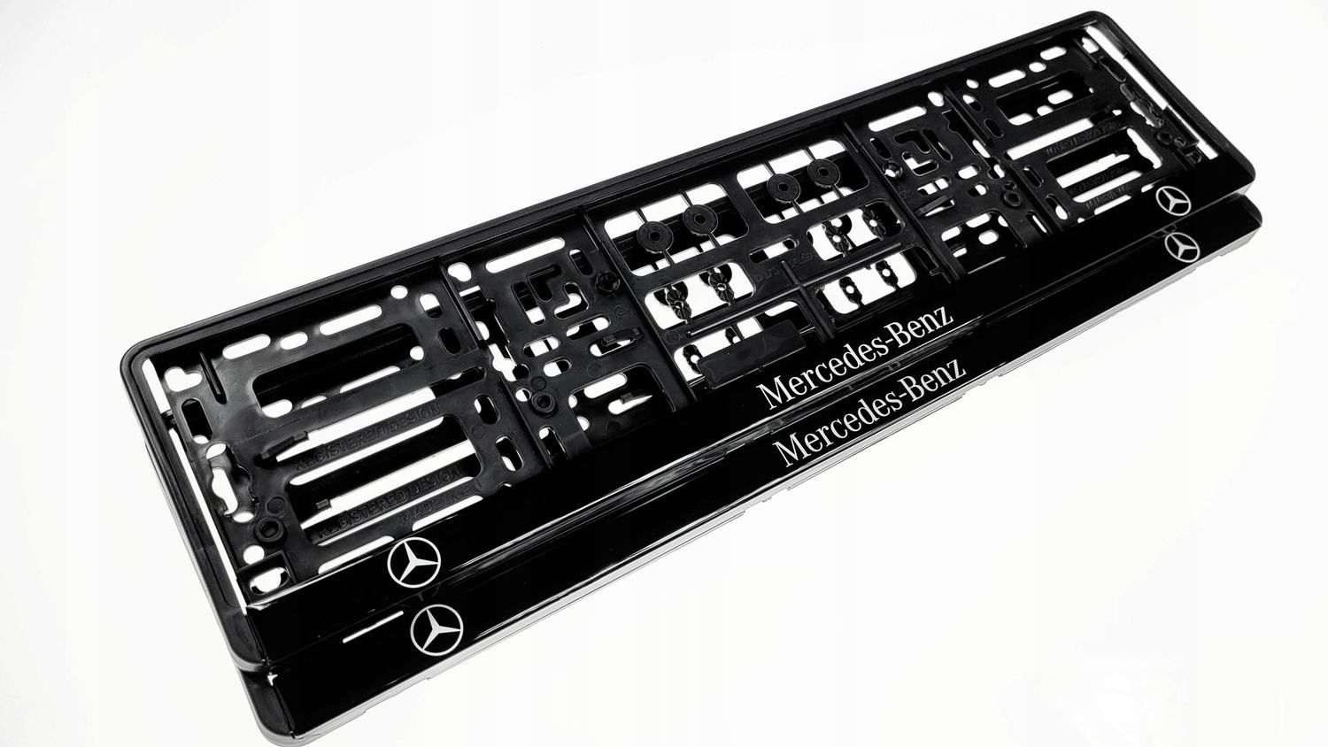 Mercedes-Benz Kennzeichenhalter – Hochwertiges Set (2 Stück) Mercedes-Benz Kennzeichenhalter – Hochwertiges Set (2 Stück)