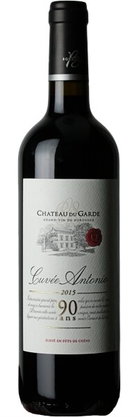Château du Garde 2015 - Cuvée Prestige Antonio - Vin Rouge Côtes de Bordeaux