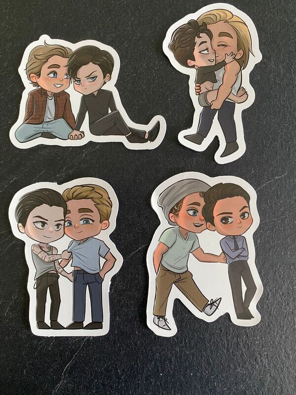 Stickerset uit de #onverwacht-serie
