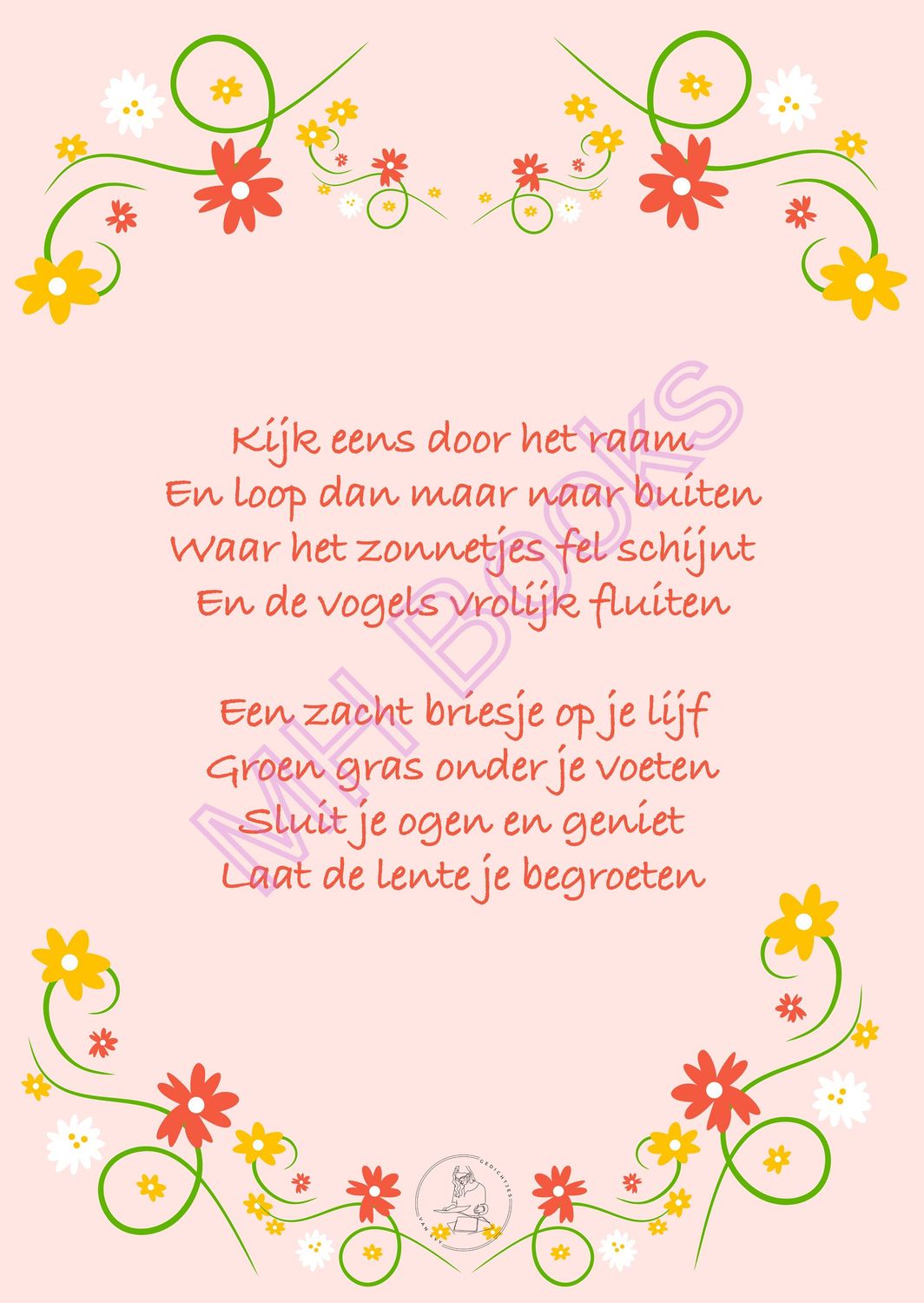 Kaartje 'Lente'