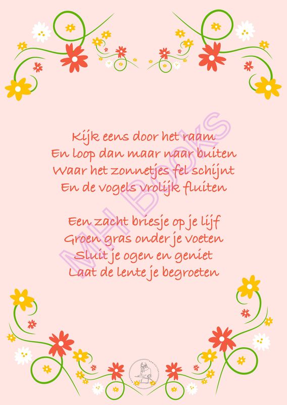 Kaartje 'Lente'