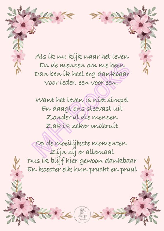 Kaartje 'Dankbaar'