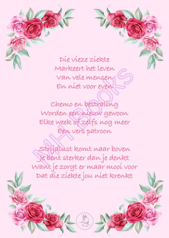Kaartje 'Ziekte'